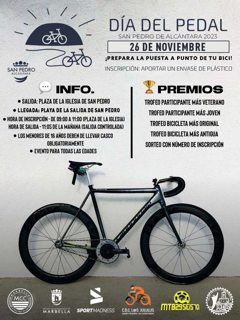 San Pedro Alcántara celebrará el 26 de noviembre el Día del Pedal con el doble objetivo de fomentar la práctica del ciclismo y la sostenibilidad ambiental
